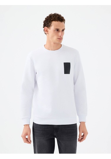 Loft Beyaz Erkek Sweatshirt Lf2041111 Beyaz