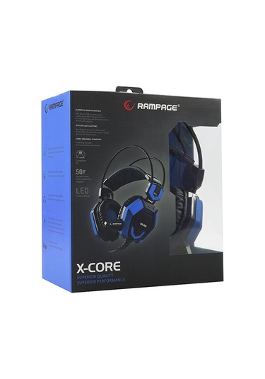 Rampage SN-R5 X-Core Mikrofonlu Oyuncu Kulaklığı Mavi Fiyatları ve ...