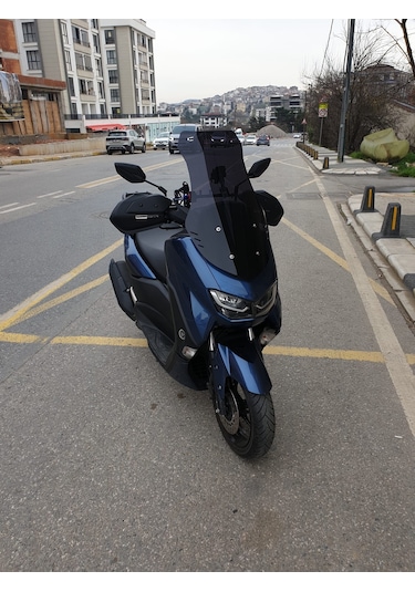 Motocam Yamaha Nmax Ön Cam 2021-2024 Model 72cm Siyah Renkli 4mm Uzun