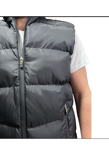 Sportive Erkek Yelek Siyah