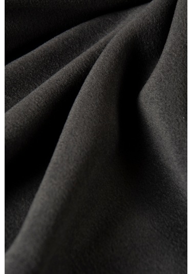 Antrasit Yarım Fermuarlı Regular Kalıp Dik Yaka Polar Sweatshirt Antrasit