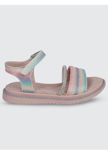 Civil Girls Kız Çocuk Sandalet 31-35 Numara Gökkuşağı Gökkuşağı