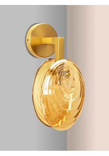 Lamplandia Duvara Monte Edilebilen Yatak Odası Ve Antre İçin Duvar Aplik Lambası. 306080201 Altın Rengi