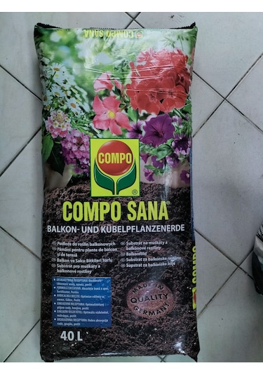 40 Lt Compo Sana İthal Torf, Saksı Torfu, Tohum, Çiçek, Fide Vb İçin 40 L