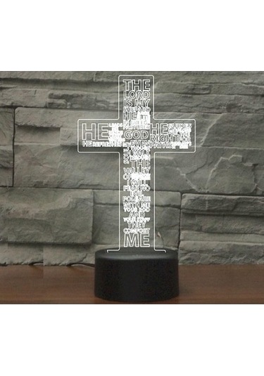 Goldenqian 3d Isa Çapraz Uzaktan Kumanda 16 Renk Gece Işıkları Illusion Akrilik Led Masa Abajur Çocuk Yatak Odası Masa Dekor Doğum Günü Hediyeleri Çocuklar Için Oyuncak Rbkmwp Siyah