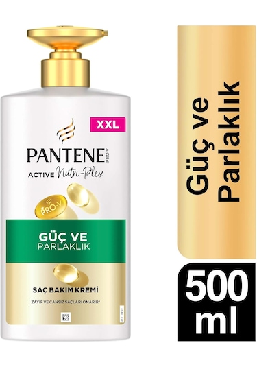 Pantene Güç Ve Parlaklık Saç Kremi 500 ML