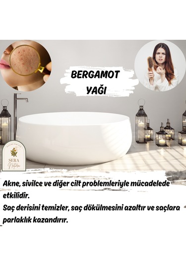 Bergamot Uçucu Yağı 5 Ml Rahatlatıcı & Ferahlatıcı Aromaterapi Yağı 5 ML