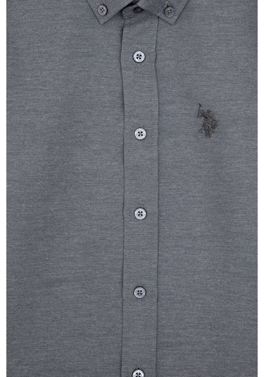 U.s. Polo Assn. Erkek Çocuk Antrasit Gömlek Basic 50316801-vr006 Antrasit
