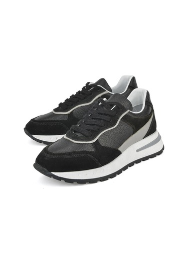 Ziya, Kadın Hakiki Deri Sneaker 1431000z6020 Siyah 1431000z6020 000 Siyah