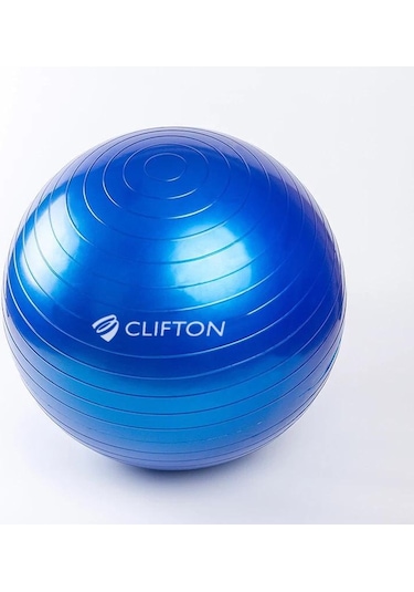 Clifton 65 CM Mavi Dura-Strong Deluxe Pilates Topu + Pompa