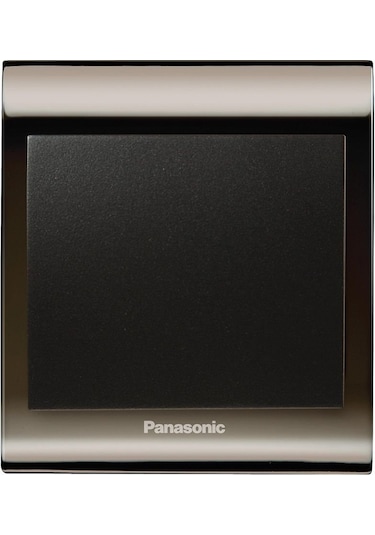 Viko Panasonic Thea Blu Tekli Anahtar Çerçeve Una+füme, Kapak Siyah