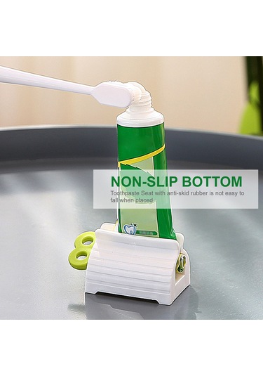 Mufunye 3'lü Dik Konumlu Diş Macunu Sıkıcı - Abs Malzeme, Kaydırmalı Kollü, Tüp Malzemeler İçin Uygun Mavi, Kırmızı, Yeşil Diğer