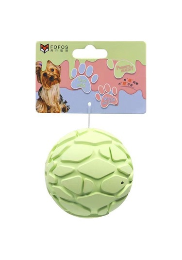 Hangfox Fofos Köpekler İçin Dayanıklı Diş Taşlama Topu - Büyük Irklar Golden Retriever, Corgi İçin 2'li Paket - 6cm Çaplı Pet Oyuncağı