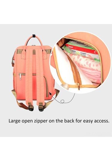 Neevoyu Su Geçirmez Mat Oxford Kumaşlı Büyük Kapasiteli Çift Omuzlu Çanta - Bebek Bakıma Uygun, Isı Yalıtımlı Süt Flas Torbası Ve Çok Fonksiyonlu Bölmelerle Mavi