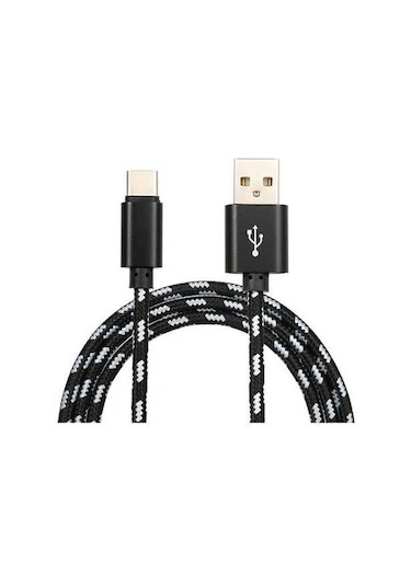 Pazly Usb Type-c Şarj Ve Veri Kablosu, Samsung Uyumlu Huawei İçin, Yedek Naylon Örgülü Kablo