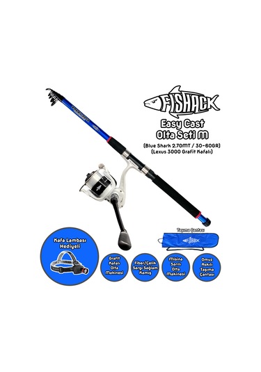 Fishack Easycast Kıyı Olta Seti M - 2.70mt/30-60gr