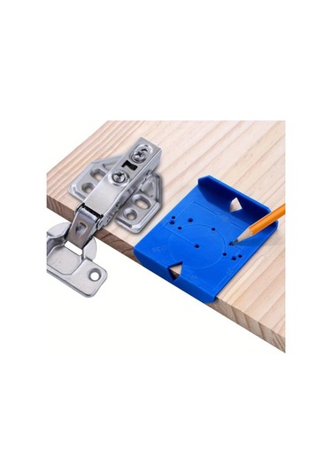 Jeehugo Abs Plastik Döşeme Kapı Mosaik Somun Delme Matkap Rehberi 35-40mm Hassas Konumlandırma Aracı