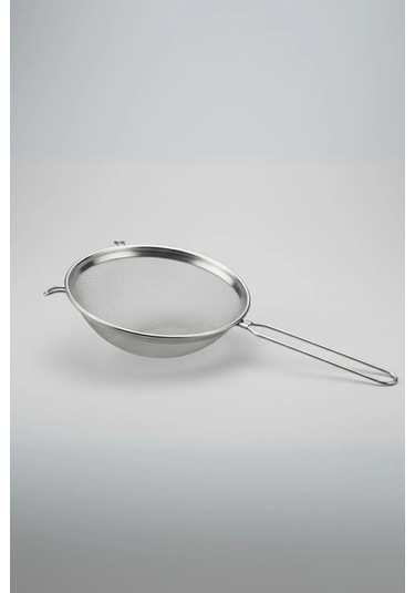 Paslanmaz Çelik Saplı Derin Süzgeç 25 Cm Metalik Gri Çok Renkli