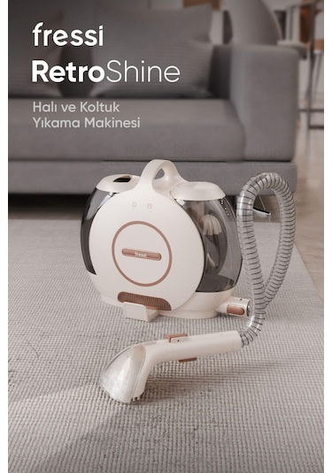Fressi Fr-hy01 Retroshine 450w 13 Kpa Sıcak/soğuk Su Krem Halı Ve Koltuk Yıkama Makinesi