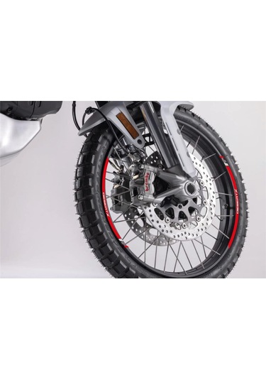 Ducati Desert X Jant Dışı Kırmızı Şerit Sticker Model