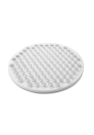 Pratik Mantı Kalıbı Büyük Boy Mantımatik 32 Cm Beyaz