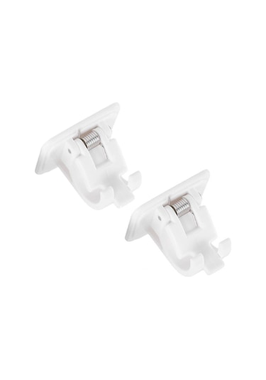 Hfambition Beyaz Ev Mutfak Banyo İçin 2'li Sıkma Tutucu, 2 Kg Yük Dayanımı, Kolay Kurulum, Pratik Kullanim Çok Renkli