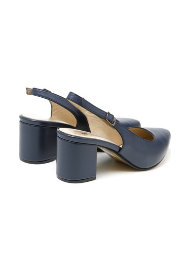 Sandalet Kadın Rc-4008 Deriden Lacivert Lacivert