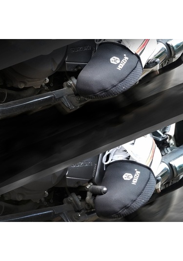 Cbtx Global Houzhı MTFJ1030 Motosiklet Dişli Çubuk Kaymaz Leke Tutmaz Ve Su Geçirmez Ayakkabı Kapağı M Siyah