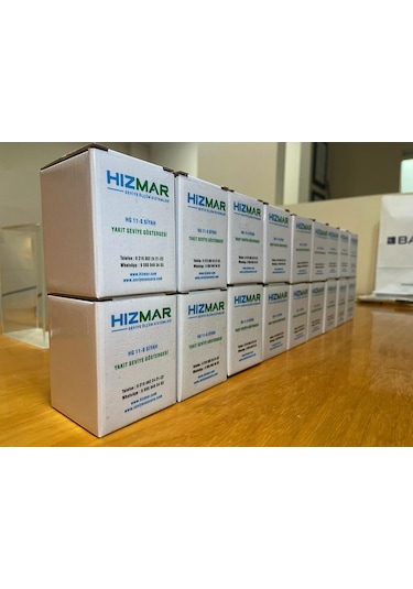 Siyah Yakıt Seviye Göstergesi - Tekne - Alarm Ikazlı Ledli