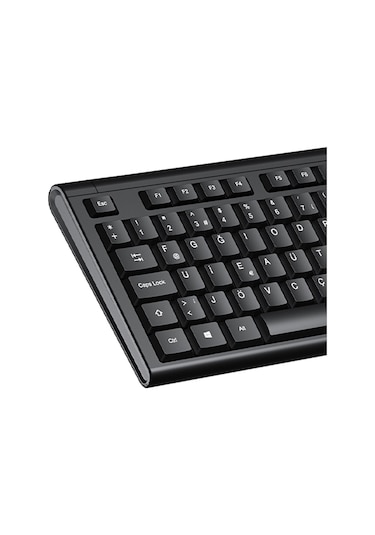Lecoo Kb101 Usb Kablolu  Siyah Türkçe F Klavye Numpadli