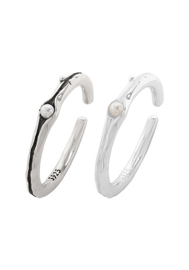 Soulader S925 Ayar Gümüş Zarif Işık Lüks Minimalist Nişan Yüzüğü Kadın Hipoalerjenik Özel Tasarım Siyah