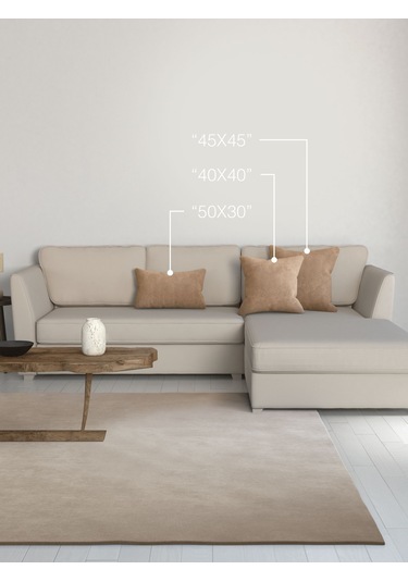 Home Daily Series Sahra Rengi Kırlent Yastık Kılıfı Sahra