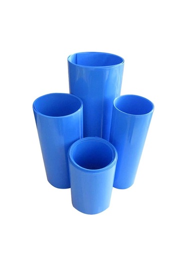 18650 Batarya Isıl Daral Pvc Kaplama ( Makaron - Shrink ) 240Mm - Mavi