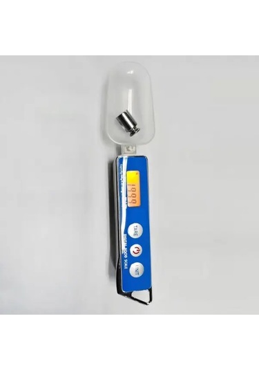 Xuweiwei Mavi Pilsiz Hassas Dijital Mutfak Kasik Olcusu Plastik 500g Kapasite 001 01g Dereceli Aaa Kuru Pil Gereklidir Gida Guvenli Olcum Araci Mavi