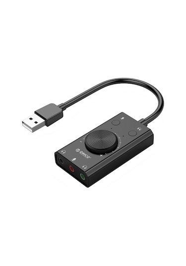 Neevoyu Orico Sc2 Dış Usb Ses Kartı - Kulaklık Bağlantısı, Sürücü Gerektirmeyen, Masaüstü, Dizüstü Bilgisayar Ve Ps4 Uyumlu