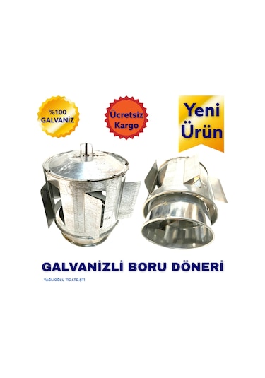 Baca Boru Döneri Sapka Rüzgar Gülü