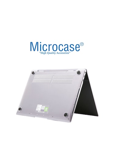 Microcase Matebook D14 Shell Rubber Kapak Kılıf - Kristal