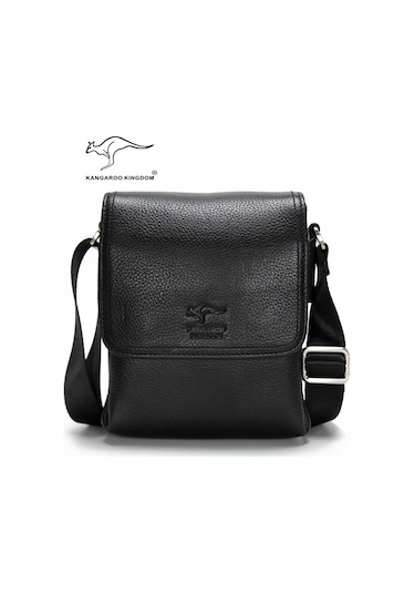 Erkek Çanta Gündelik Hediye Dana Deri Askılı Omuz Kangaroo 8799S