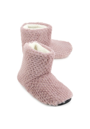 Gezer Kadın Kışlık Sessiz Taban Ev Panduf Bot Ga7kte.03432.00.09e.0c Pembe