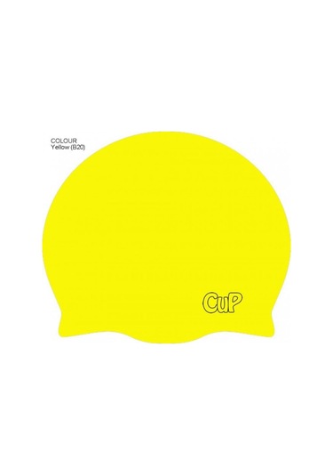 Finis Cup Silikon Yüzme Bonesi Sarı Çok Renkli