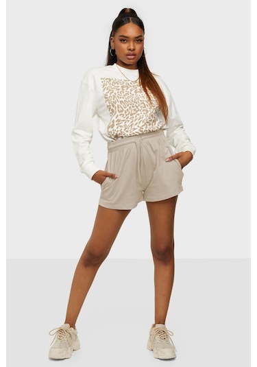 Madmext Mad Girls Bej Basic Şort Mg1293