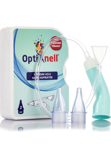 Optinell Yumuşak Uçlu Burun Aspiratörü ve Yedek Uç 2'li