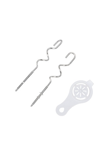 Shineyee Kenwood El Mikseri İçin Paslanmaz Çelik Hamur Kancaları Ve Yumurta Beyazı Ayırıcısı Seti - Hamur, Krem Ve Yumurta Karıştırma Aksesuarı Diğer