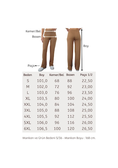Penyebizden Extra Yumuşak Uzun Viskon Pantolon Home&outdoor-tarçın