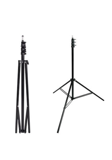 Fototek 2.4 Metre Light Stand Profesyonel Işık Ayağı 240 Cm 5 Kg