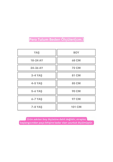 Kız Çocuk Pera Somon Şile Bezi Askılı Dantel Detaylı Tulum Toka Takım Tlm-0059.12 Somon