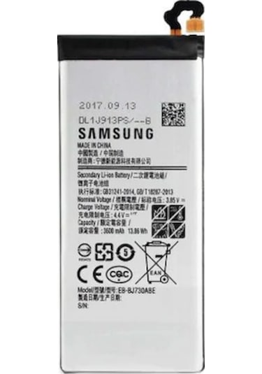 Samsung Uyumlu Galaxy J7 Pro J730 Batarya Pil