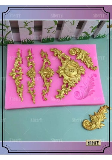 Sherryleis Kalıp, Şvet Süslemesi 16,5x11,5x1 Cm Silikon Kalıp 143487760