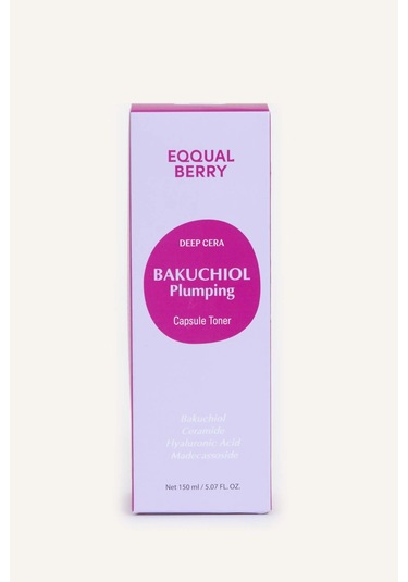 Defacto EQQUALBERRY Bakuchiol Plumping Capsule Toner 150 ml-Hyaluronik Asit,Madecassoside ve Seramid İçerikli Tonik H6478AXNS
