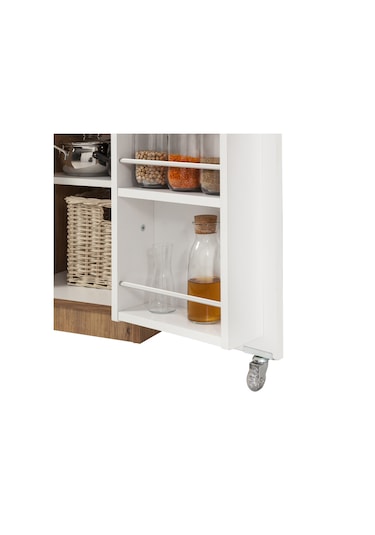 Çok Amaçlı 90 Derece Açılabilir Kısa Kiler Mutfak Dolap